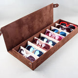 8 Slot Glasses Sunglasses Display Holder Organizer Storage Box