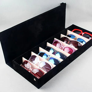 8 Slot Glasses Sunglasses Display Holder Organizer Storage Box
