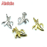 Banana Charms with CZ Settings for Women Jewelry Making 20pcs/lot