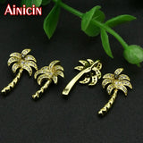 Banana Charms with CZ Settings for Jewelry Making 20pcs/lot
