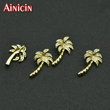Banana Charms with CZ Settings for Jewelry Making 20pcs/lot