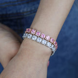 Silver Tennis Bracelet with 5A CZ for Women
