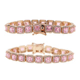 Silver Tennis Bracelet with 5A CZ for Women