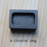 Graphite Mold Casting Melting Mould Crucible for Silver Platinum Refining