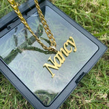 Grey Velvet Box Jewelry Display Ring Case Pendant Necklace Organizer