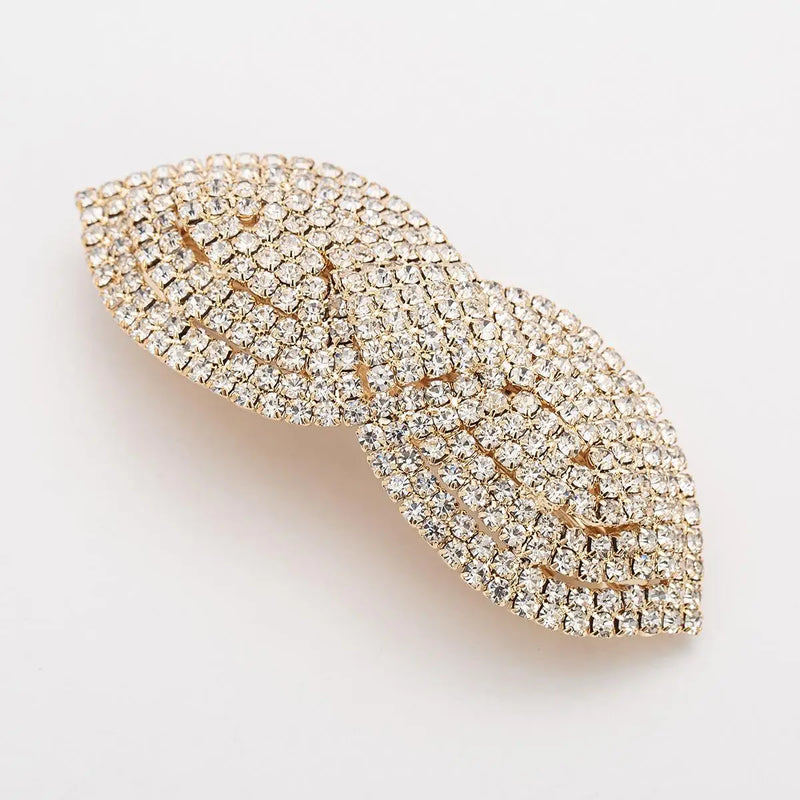 Sparkling Rhinestone Hair Claw for Women