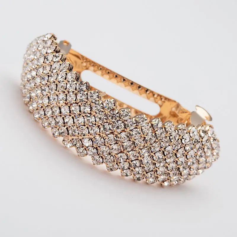 Rhinestone Hair Crab Clamp Barrette Hair Clip