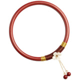 Purple Cinnabar High Content Cinnabar Bangle for Women