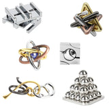 Alloy Key Ring Puzzle Game for Kids