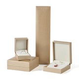 Luxury Jewelry Ring Box Leather Paper Earrings Necklace Bracelet Gift Organizer