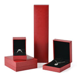 Luxury Jewelry Ring Box Leather Paper Earrings Necklace Bracelet Gift Organizer