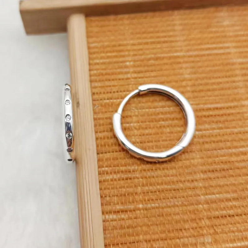 Geometric Round Earrings Teardrop Charm Gift