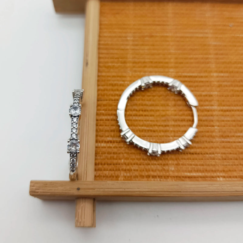 High Jewelry Sparkling Pav? Bars Earrings