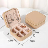 High Jewelry Storage Box Travel Organizer Jewelry Case Leather Storage