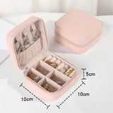 High Jewelry Storage Box Travel Organizer Jewelry Case Leather Storage