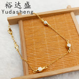 Yellow Water Drop Bracelet Women Charm Gift Spring