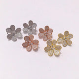 Rhinestone Crystal Clip Earrings For Women
