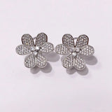 Rhinestone Crystal Clip Earrings For Women