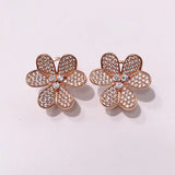 Rhinestone Crystal Clip Earrings For Women