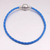 Leather Chain Charms Bracelet Fine Base Bracelets for Women Jewelry