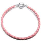 Leather Chain Charms Bracelet Fine Base Bracelets for Women Jewelry