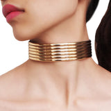 Leather Collar Necklaces for Women Adjustable African Jewelry
