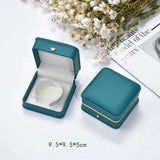 High Leather Jewelry Box Blackish Green Case Organizer Gift Wrapping