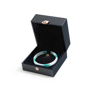 High Leather Ring Box Jewelry Display Ring Oganizer