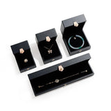 High Leather Ring Box Jewelry Display Ring Oganizer