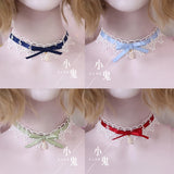Lolita Alice Daily Life Lace Bow Necklace