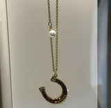 Lucky Necklace Pearl Pendant Gift Jewelry