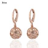 Rose Jewelry Set with Cubic Zircon for Women Bridal Wedding