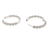 Big CZ Hoop Earrings Romantic Jewelry Gift For Women Brincos