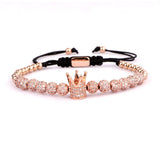 Adjustable High Jewelry 6mm CZ Micro Pave Ball Bracelet