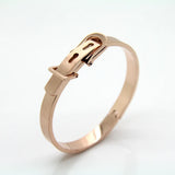 Stainless Steel Belt Bangle Bracelet Men Women Gift