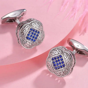 Men's Classic Carving Cufflinks Collection for Wedding Accessories