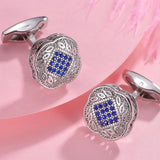 Men's Classic Carving Cufflinks Collection for Wedding Accessories