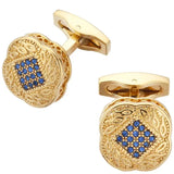 Classic Carving Men's Cufflinks - Wedding Accessories Gift