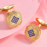Classic Carving Men's Cufflinks - Wedding Accessories Gift