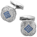 Men's Classic Carving Cufflinks Collection for Wedding Accessories