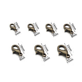Metal Silver Plated Lobster Clasps for DIY Jewelry Making