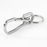 Metal Keyring Stainless Steel Keychain Holder Lightweight Car Key Chain