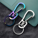 Metal Keyring Stainless Steel Keychain Holder Lightweight Car Key Chain