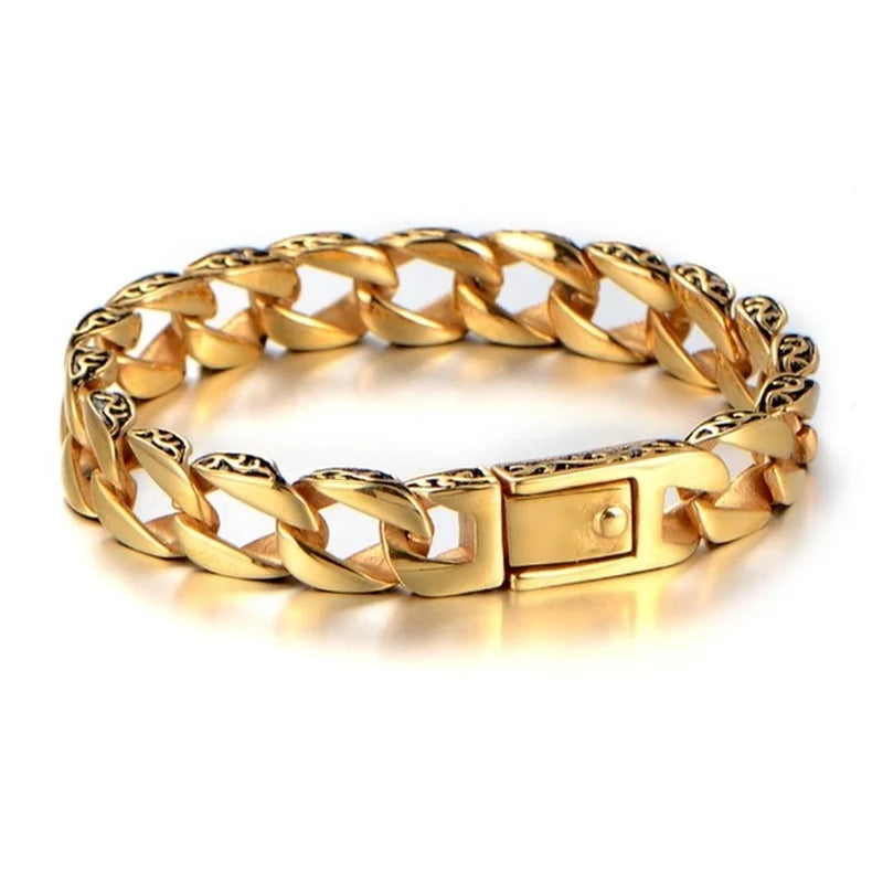 Metal Retro Bracelet Men Totem Charm Bracelet Men Jewelry