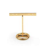 Metal T-shaped Wooden Jewelry Display Stand