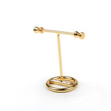 Metal T-shaped Wooden Jewelry Display Stand