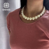 Elegant Multilayer Shell Pearl Necklace for Women