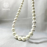 Elegant Multilayer Shell Pearl Necklace for Women