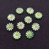 10 Pcs Daisy Pearl Shell Beads for DIY Jewelry Making