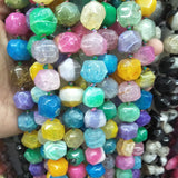 High Natural Colorful Square Agates Stone Beads For Necklace Making